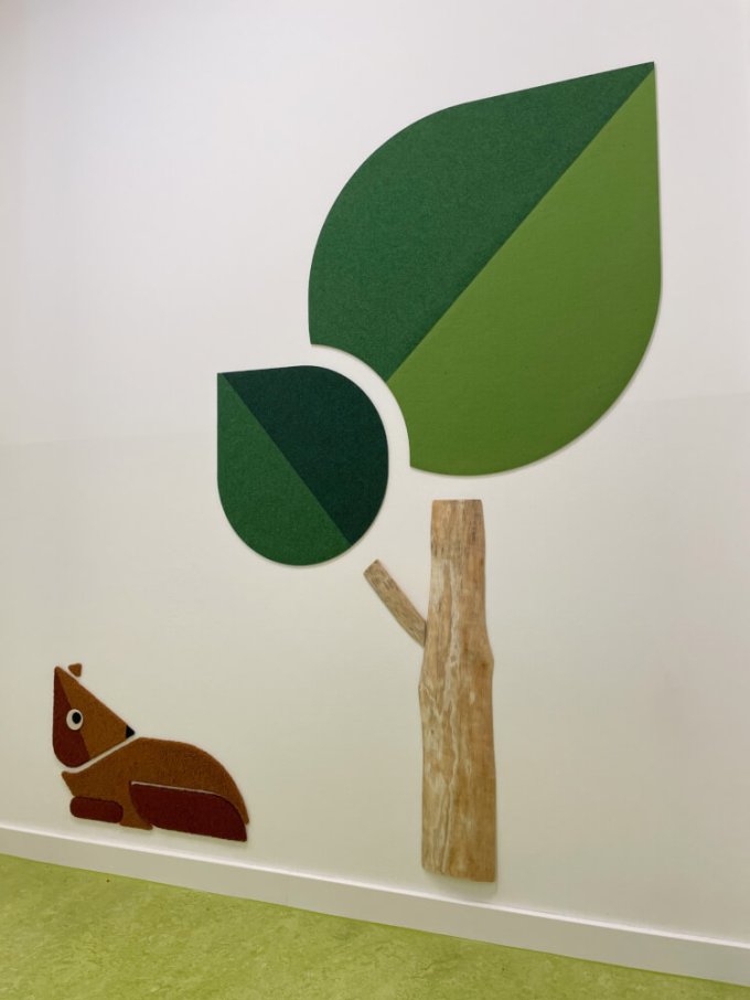 Day care centers wall design
