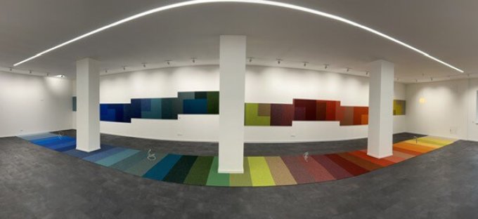 Ausstellungsraum auf dem PFAFF-Gelände